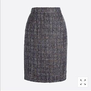 Tweed pencil skirt